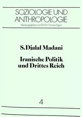 Iranische Politik Und Drittes Reich cover