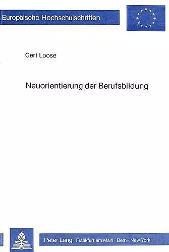 Neuorientierung Der Berufsbildung cover