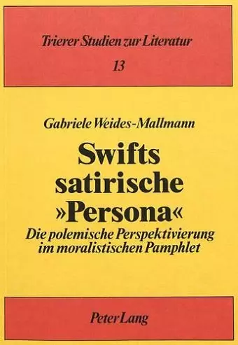 Swifts Satirische »Persona« cover