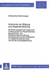 Horizonte Von Bildung Und Allgemeinbildung cover