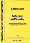 Lehrplan Im Wandel cover