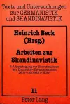 Arbeiten Zur Skandinavistik cover