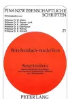 Steuerinzidenz cover