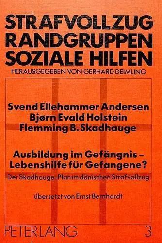 Ausbildung Im Gefaengnis - Lebenshilfe Fuer Gefangene? cover