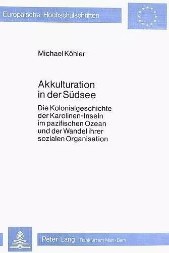 Akkulturation in Der Suedsee cover