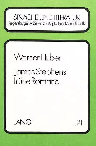 James Stephens' Fruehe Romane cover