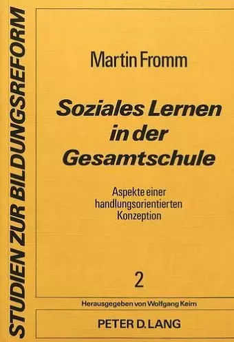 Soziales Lernen in Der Gesamtschule cover