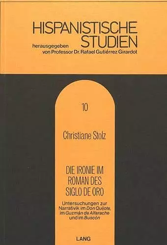 Die Ironie Im Roman Des Siglo de Oro cover