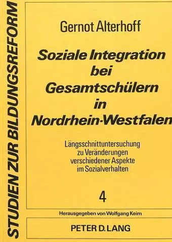 Soziale Integration Bei Gesamtschuelern in Nordrhein-Westfalen cover