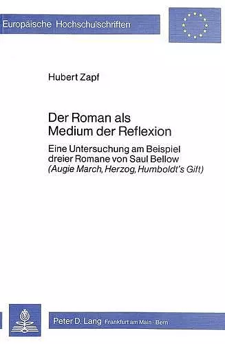 Der Roman ALS Medium Der Reflexion cover