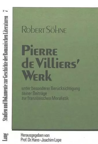 Pierre de Villiers' Werk cover