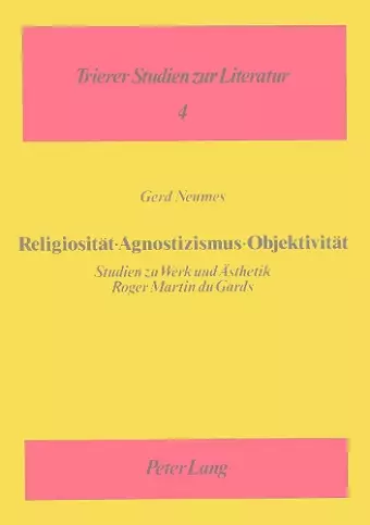 Religiositaet - Agnostizismus - Objektivitaet cover