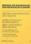 Stadtentwicklung - Stadterneuerung- Urban Development - Urban Renewel cover