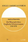 Der Weg Nach Oben: Englische Arbeiterromane 1945-1978 cover