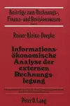 Informationsoekonomische Analyse Der Externen Rechnungslegung cover