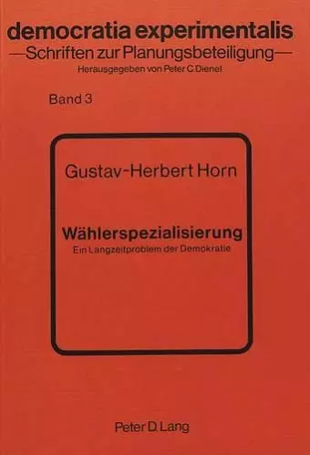 Waehlerspezialisierung cover