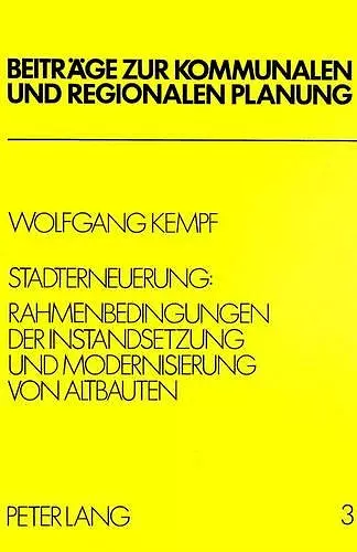 Stadterneuerung cover