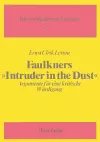 Willliam Faulkners Roman «Intruder in the Dust» cover