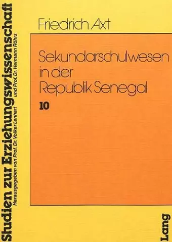 Sekundarschulwesen in Der Republik Senegal cover