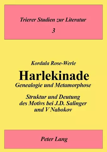 Harlekinade - Genealogie Und Metamorphose cover