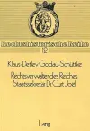 Rechtsverwalter Des Reiches- Staatssekretaer Dr. Curt Joel cover