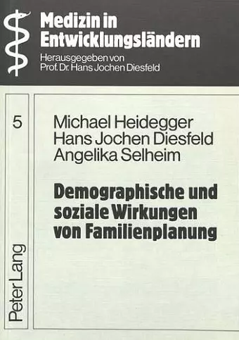 Demographische Und Soziale Wirkungen Von Familienplanung cover