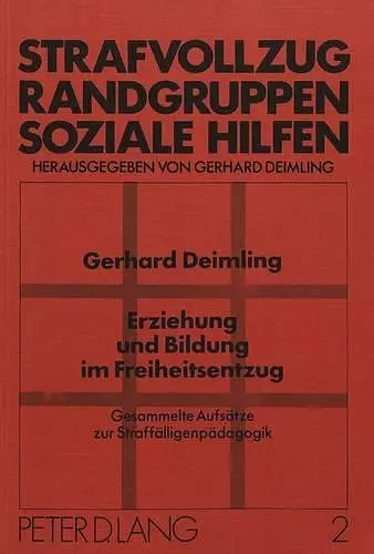 Erziehung Und Bildung Im Freiheitsentzug cover