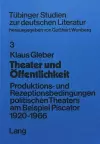 Theater Und Oeffentlichkeit cover