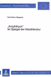 «Amphitryon» Im Spiegel Der Kleistliteratur cover