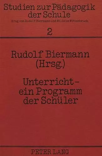 Unterricht - Ein Programm Der Schueler cover