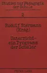 Unterricht - Ein Programm Der Schueler cover