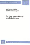 Schuelerheimerziehung Und Entwicklung cover