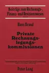 Private Rechnungslegungskommissionen cover