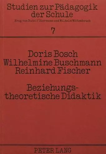 Beziehungstheoretische Didaktik cover