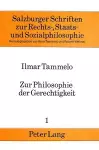 Zur Philosophie Der Gerechtigkeit cover