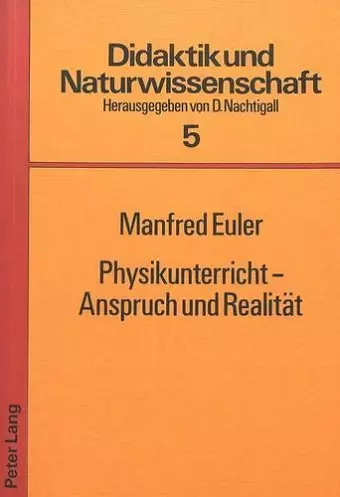 Physikunterricht - Anspruch Und Realitaet cover