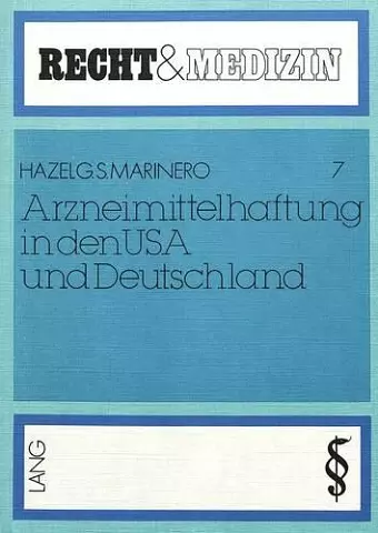 Arzneimittelhaftung in Den USA Und Deutschland cover