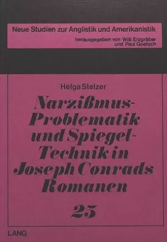 Narzissmus-Problematik Und Spiegel-Technik in Joseph Conrads Romanen cover