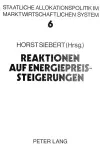 Reaktionen Auf Energiepreissteigerungen cover