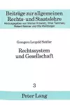 Rechtssystem Und Gesellschaft cover