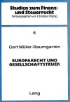 Europarecht Und Gesellschaftsteuer cover