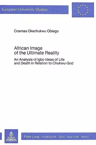 African Image of the Ultimate Reality cover