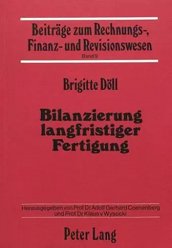 Bilanzierung Langfristiger Fertigung cover