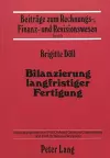 Bilanzierung Langfristiger Fertigung cover