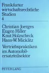 Vertriebspraktiken Im Automobilersatzsektor cover