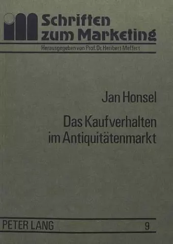 Das Kaufverhalten Im Antiquitaetenmarkt cover