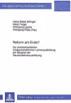 Reform Am Ende? cover