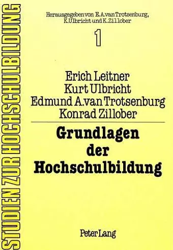 Grundlagen Der Hochschulbildung cover