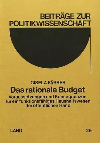 Das Rationale Budget cover