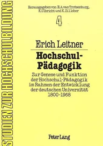 Hochschul-Paedagogik cover